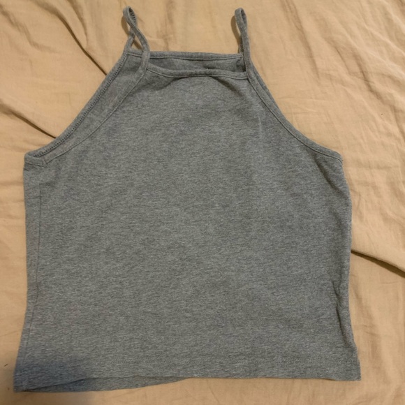 grey halter tank 🤍 - Picture 2 of 2